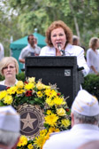 National President Norma Luther addresses the audience.