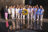 The Gold Star Mother's and Gold Star Family members.