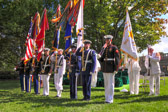 The presentation of the Professional Joint Armed Forces Colors.