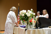 Opening of the Bible by Sue Pollard.