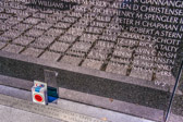 The next Saturday visit was to a wreath laying ceremony at the apex of 'The Wall' then on to visit the Vietnam Women's Memorial 'Nurses Statue', then a visit to the Three Soldiers statue and a picture of the Moms at the “In Memory” plaque.