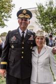 Keynote Speaker LTG David Halverson with Gold Star Mother Jo Ann Maitland