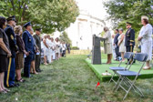 Sue Pollard, Gold Star Mothers First Vice President announcing: please join us for a reception at the Women in Military Service for America Memorial (WIMSA).