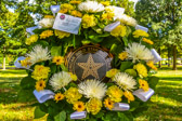 At 11 AM there was a Wreath Laying Memorial Service at “The Wall”.