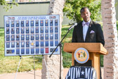 Executive Director, Delaware Commission of Veterans Affairs, Larence Kirby.  <br />Kirby was awarded the Bronze Star Medal for actions in Afghanistan and has selflessly identified hundreds of Iraq and Afghanistan casualties at Dover's Air Force Port Mortuary.