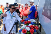 Two 16-inch gun turrets of the United States Navy Battleship USS Iowa BB-61 explosed<br />on 19 April 1989, killing forty seven Naval personal including Nathaniel Clifford Jones, Jr. Seaman Apprentice whose Gold Star Mother Ann Davis made her first visit to her sons  memorial.