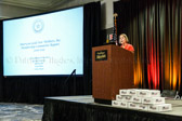 Jo Ann Maitland, National 2nd Vice-President gives her report.