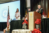 Pam Stemple, National Service Officer was acknowledged as a Veteran and thanked for her service to Our Country.