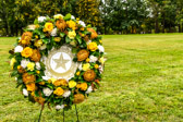 The 2.2 mile Walk-A-Thon finished at the apex of “The Wall”. A wreath was laid, a prayer said for the fallen and their families.