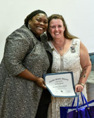 Gold Star Mother Lee-Ann Forsythe was the receipt of the Grace Darling Seibold Scholarship award to Columbia Southern University