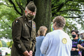 40th Chief of Staff of the Army General James C. McConville spends some time with our Gold Star Mothers in Section 60 of Arlington National Cemetery.