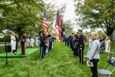March on the Colors, Our National Anthem is preformed