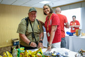 Gold Star Mom Pam Stemple, 2nd Vice President with one of their guest.