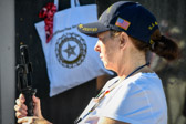 Gold Star Mother Lee-Ann Forsythe, National Service Officer lived streamed Saturday's events.
