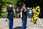 TAPS are played to end the wreath laying ceremony.