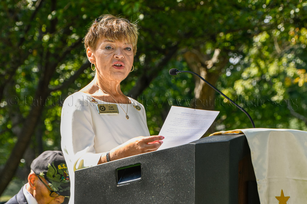 The Presidential Proclamation was read by Patti Elliott, 2nd Vice President