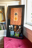 This plaque from the Kessler family honors there sons with a Blue and Gold Star flag. There son Lt. Samuel R. Kessler, Jr. was KIA on 10 October 1918.<br />Last year (2021) the Gold Star Mothers made a trip to France celebrating the 100th annivsesary of the selection of the soldier to be placed into the tomb of the unknown soldier.