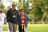 Glen Patrick, President/CEO American Gold Star Manor along with his wife made the  2.2 mile walk-a-thon.