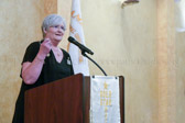 Cindy Stonebraker Reed, the daughter of Lt. Col. Kenneth Stonebraker, USAF MIA 10/28/1968 11th Tac Recon Sqd Udon AF was our guest speaker at Saturday evenings Gold Star Banquet at Patton Hall, Ft. Myer