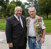 Hey that’s Me with Secretary of the Navy Carlos Del Toro
