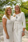 Past National Gold Star Mothers President Cindy Chip with Gold Star Mothers National President Sarah Taylor