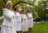 Gold Star Mothers Annette Kirk, Sgt-at-Arms, Robin Abbott, Treasurer, Patti Elliott, 2nd Vice President and Pam Stemple, 1st Vice President