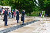 Changing of the guard then a salute to the unknown