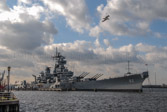 USS New Jersey (BB-62), ("Big J" or "Black Dragon") is an Iowa-class battleship, and was the second ship of the United States Navy to be named in honor of the U.S. state of New Jersey. The New Jersey earned more battle stars for combat actions than the other three completed Iowa-class battleships, and is the only US battleship to provide gunfire support during the Vietnam War.