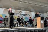 Father Peter Molnar, Chaplain (Col), USA Ret. gives the Invocation