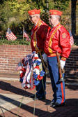 Buglers standing bye.