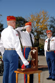 And then a final salute to honor each Hero.