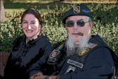 Mary & 'Lazy Dog' at the Beirut Memorial Ceremony Philadelphia, PA 10-21-2007