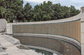 Freedom Wall - Field of 4,000 Gold Stars honors more than 400,000 lives lost during the war.