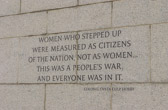 President Clinton signed Public Law 103-32 on May 25, 1993, authorizing the American Battle Monuments Commission (ABMC) to establish a World War II Memorial in Washington, D.C., or its environs. It is the first national memorial dedicated to all who served during World War II and acknowledging the commitment and achievement of the entire nation.