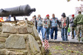 You can see where vandals have tried to scavenge the cannon barrel, which is why Steve Quigley wants to give the monument a new home – and soon.