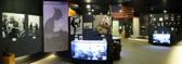 Another major distinction for the Memorial is that for most of its history it has included a unique visitors center that incorporates displays and photographs that have been an invaluable supplement to the Chapel. The underground visitor center was begun in 1985 and completed in 1986.