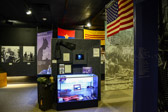It is underground so as not to distract from the magnificent architectural lines of the Chapel. The visitor center has served as a valuable place where veterans can share their experiences and memories with fellow veterans and with family members. It has a truly valuable power to heal and to educate.