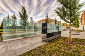 Glass Panels<br />The Memorial's 48 etched glass panels display soldiers' stories through quotations and photographs. Some of these etchings appear on the outside surfaces of the panels, inviting visitors to touch and feel the indentations