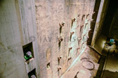 This is one of the walls holding back the Hudson River. The Wall with the tiles is to the right