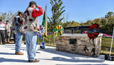 Shepard and Fols of the VNV M/C Chapter E PA present wreaths.