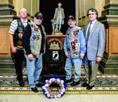 Vietnam Veterans Jim “Butcher” Jackson, Jack Corcoran, 'Ant' Anthony M. Montagno and Danny Stevenson.