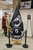 Judge Renee Cardwell Hughes (Ret.) Regional CEO of The American Red Cross of Eastern PA and Ralph W. Galati, Captain, United States Air Force, former POW, Shot Down: February 16, 1972, Released: March 28,1973.  Unveiled this meaningful memorial on November 10, 2016.<br /><br />“Thanks again Patrick for the opportunity to pay our respect to these valiant men and women and their families”, Judge Renee Cardwell Hughes (Ret.)