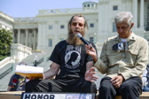 Bob Bergdahl speaking to the audience about his son POW Sgt. Bowe Bergdahl.<br />Listen to his conversation at: http://www.youtube.com/watch?v=G2k8_kZ70LI