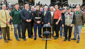 Distinguished Guests, Mayor Thomas N. Micozzie,  Mr. Thomas Judge – Chief Administrative Officer of Upper Darby Township with members of the Armed Forces.