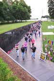 Early on Saturday morning the Warrior Brotherhood came to wash, clean the three memorials.