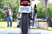 That year those veterans rolled 900 miles from Wisconsin to The Wall pulling a trailer loaded with that handcrafted chopper. They left that bike at The Wall to be consumed by history as a symbol of devotion to men left behind.