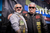 Fred 'Fritz' Reiman (President NamKnights/MC) and Jack Quigley (Founder NamKnights/MC)