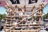 Gerald McCullar in the Vietnam POW Tiger Cage