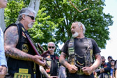 On Saturday around noon time of Memorial Day weekend the Nam Knights of America M/C pay tribute to their brothers who died in Vietnam and whose names are remembered on The Wall.