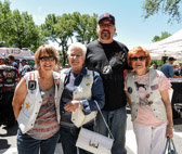 Vietnam Marine Walt Sides with some Gold Star Mothers in Thunder Alley.